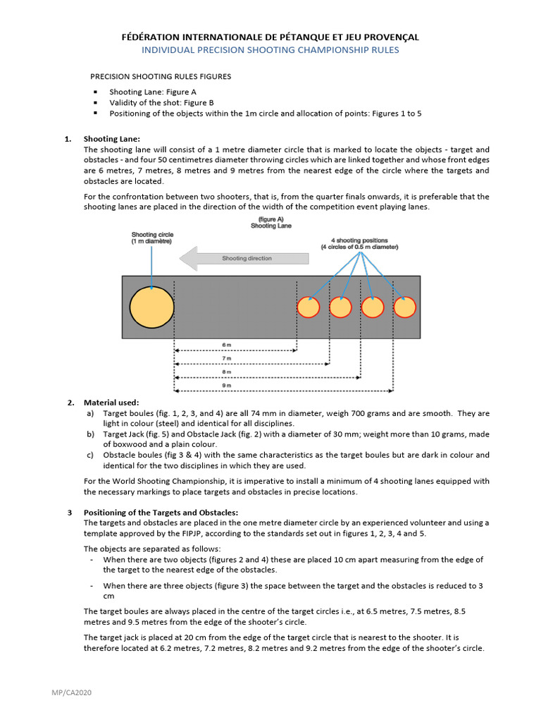 Precision Shooting Rules2020-Official (1) | PDF