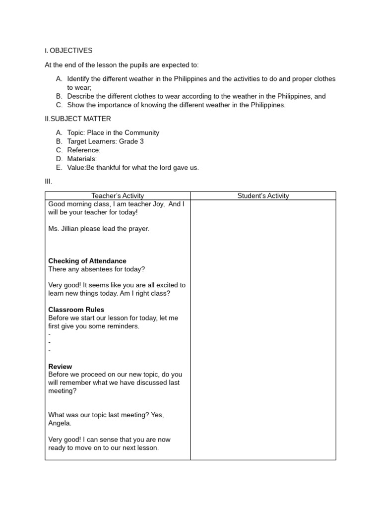 Lesson Plan | PDF | Teachers