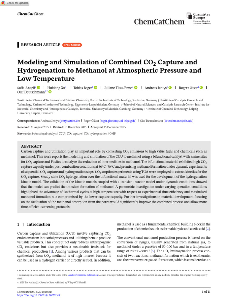ChemCatChem - 2026 - Angeli - Modeling and Simulation of Combined CO2 ...