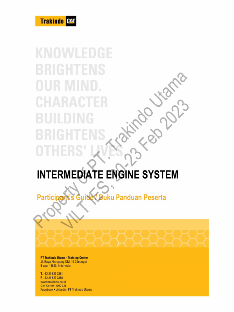 CAT Intermediate Engine System | PDF