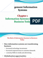 MIS Chapter 1 Highlights Role of IS in Business