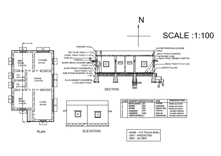 T PLAN 33 | PDF | Masonry | Materials