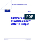 Summary of 2012 13 Tax Provisions