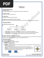 Understanding Maps for Class 6 | PDF | Map | Earth Sciences