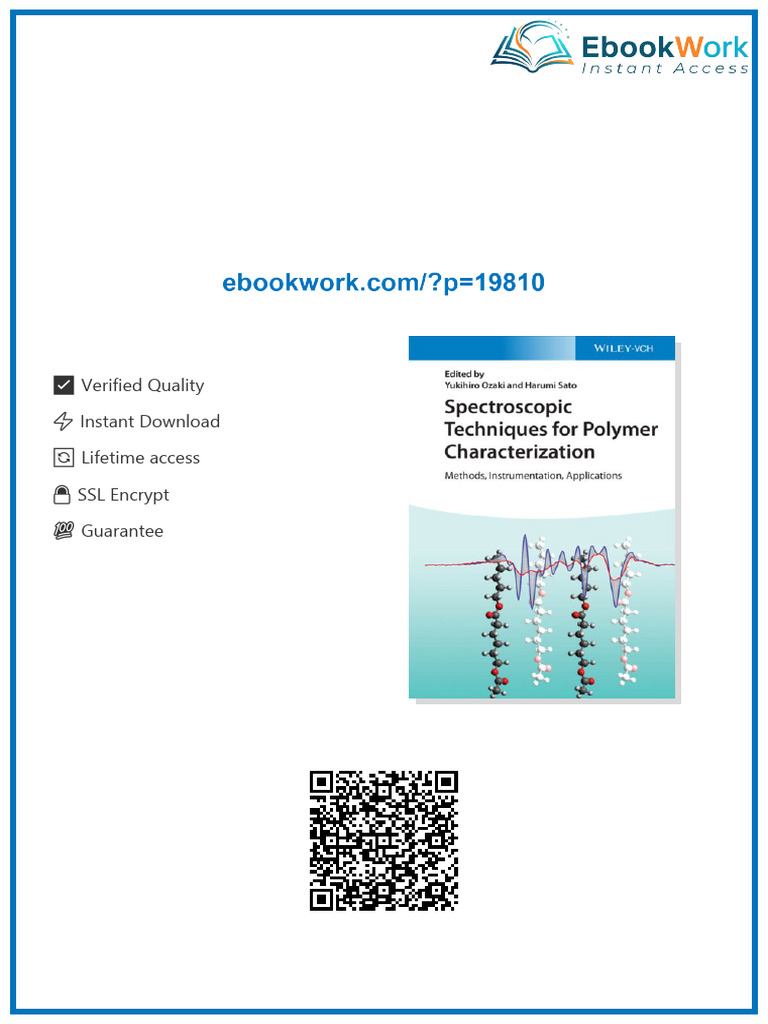 Spectroscopic Techniques for Polymer Characterization: Methods ...