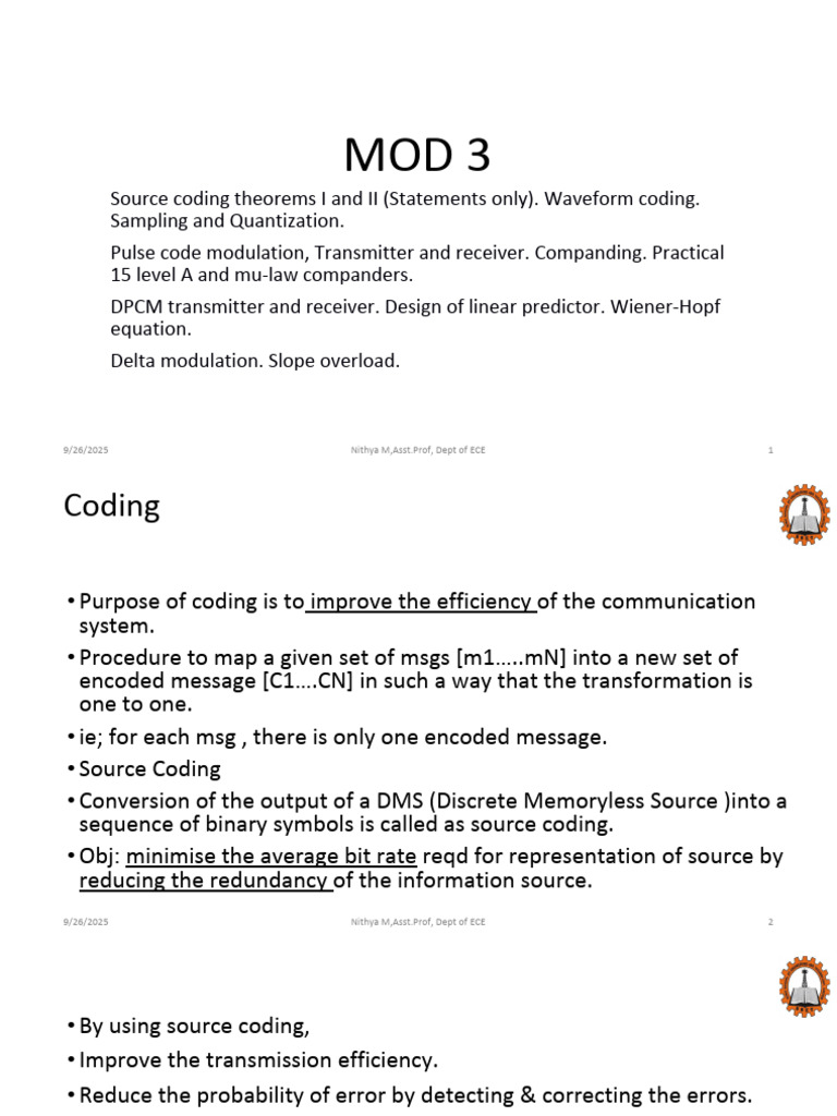 module 3 analog and digital communication | PDF | Sampling (Signal ...