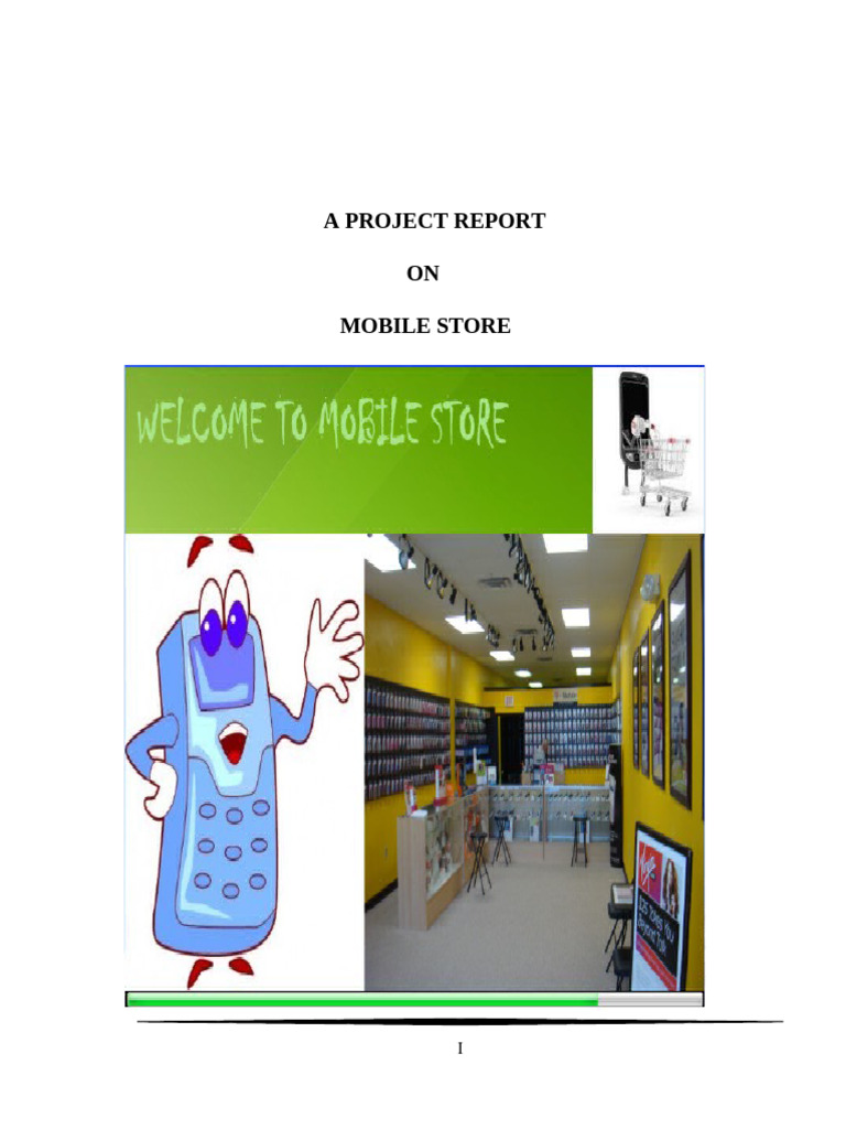 Project Report on mobile store | PDF | C Sharp (Programming Language ...