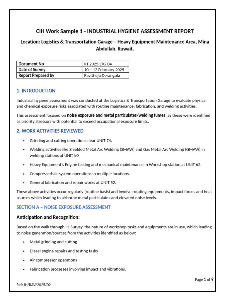 Comprehensive Sample 1 Finalized | PDF | Welding | Construction