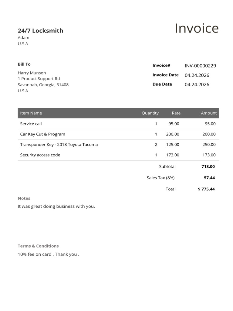 Invoice | PDF