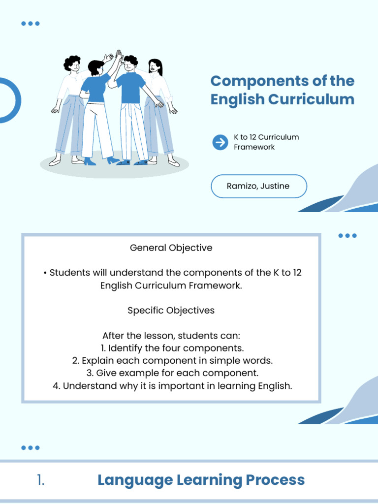 Components of English Curriculum | PDF
