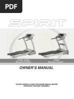 Owner'S Manual: Please Carefully Read This Entire Manual Before Operating Your New Treadmill!