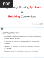 Hatching Guidelines in Engineering Drawings | PDF | Contour Line | Drawing