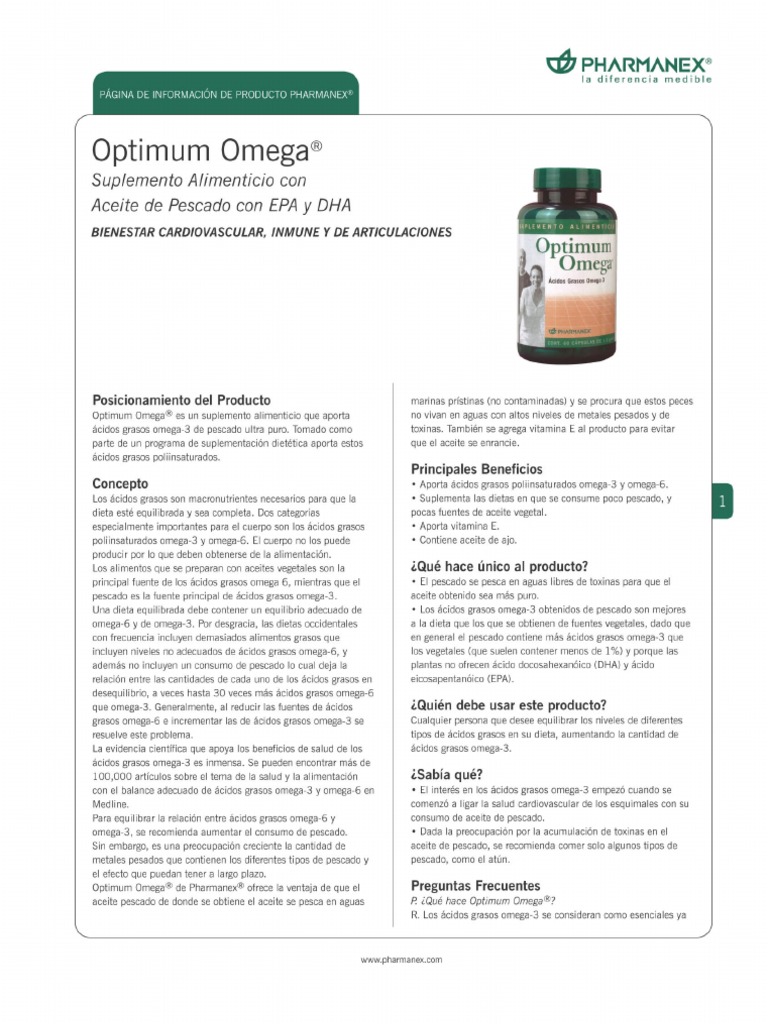 Optimum Omega | PDF