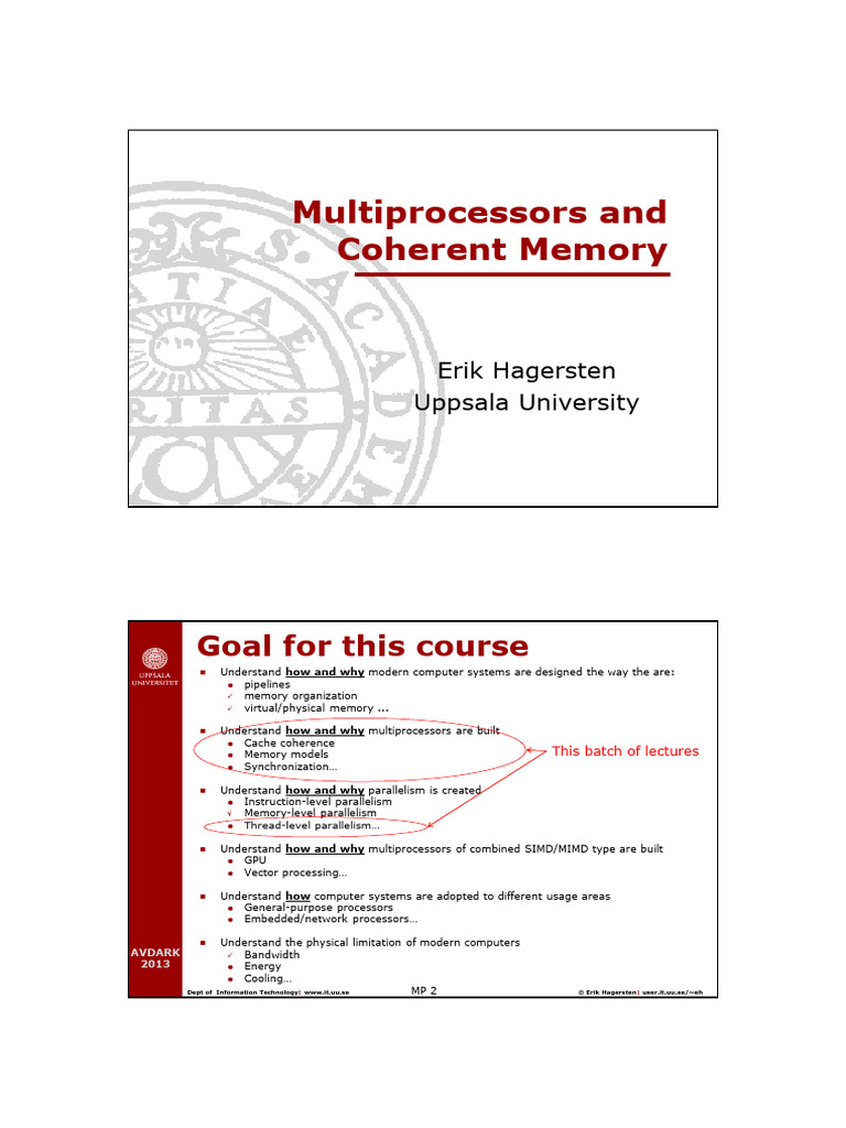 13-5 Coherence and Memory Models | PDF | Computer Engineering | Cache ...
