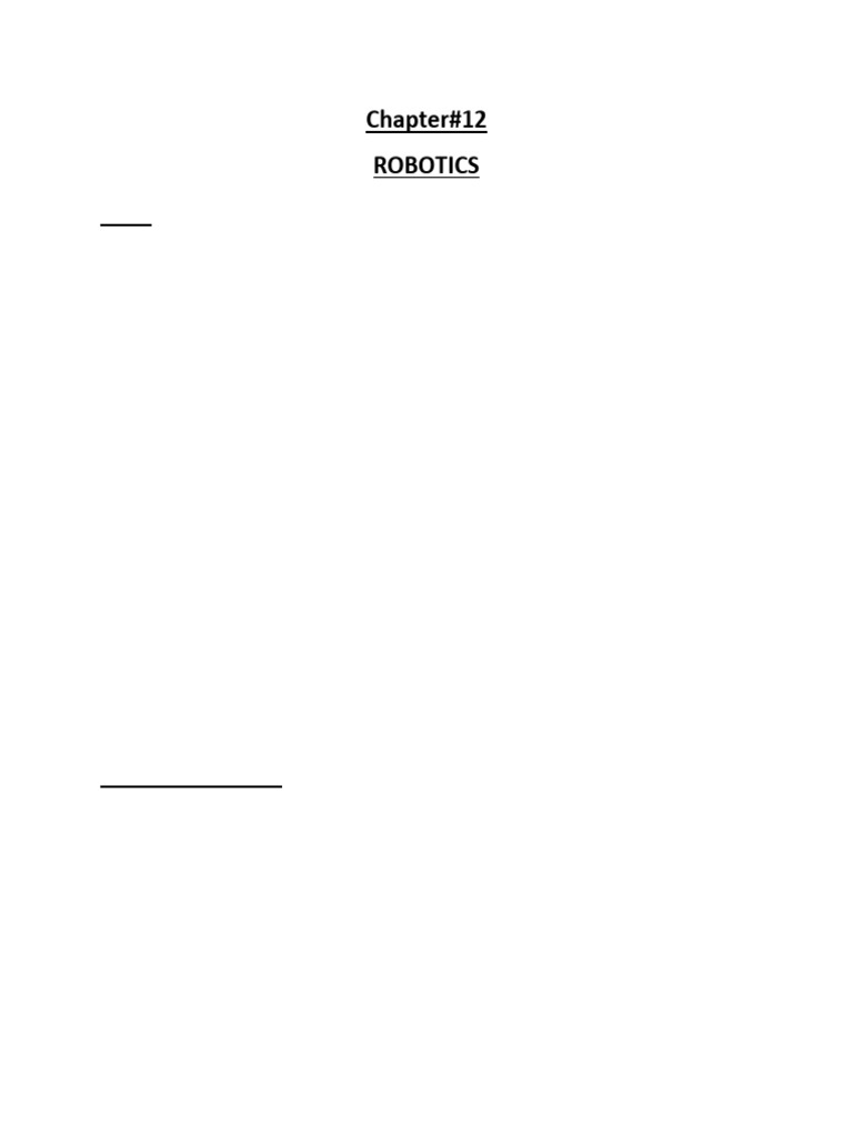 ROBOTICS topic | PDF | Welding | Construction