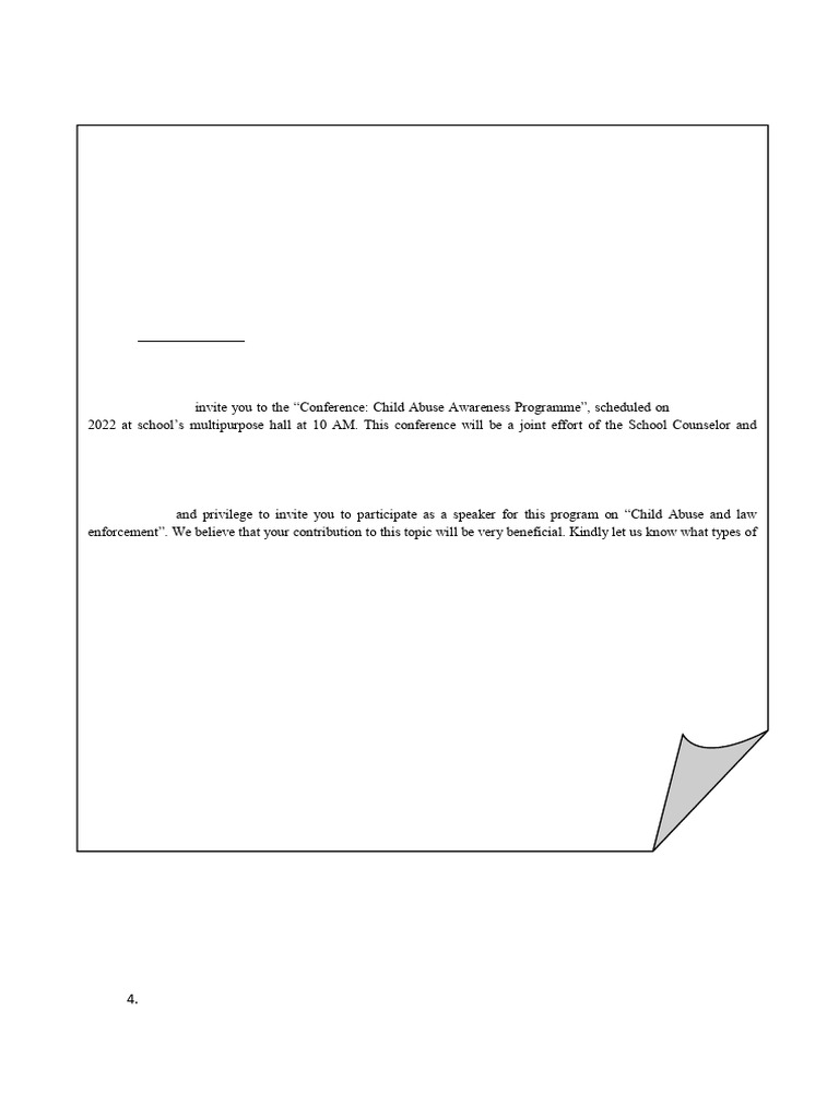 Worksheet 24 Invitation | PDF