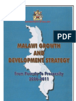 Malawi Growth &amp; Development Strategy, From Poverty to Prosperity (2006 - 2011))