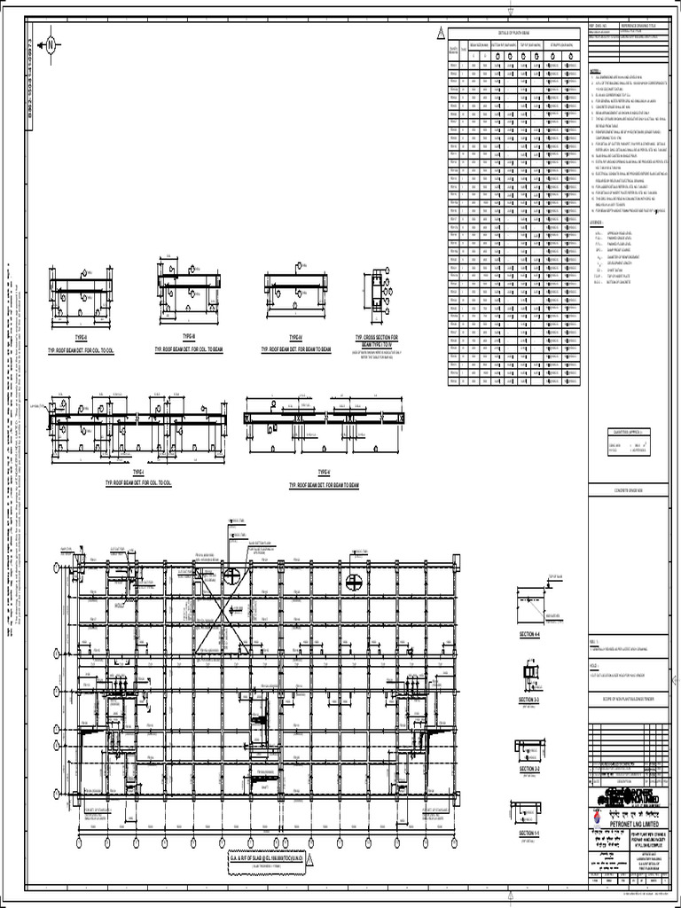 GA & RF DETAIL OF FIRST FLOOR SLAB & BEAM-06973_Rev-1 | PDF | Chess ...