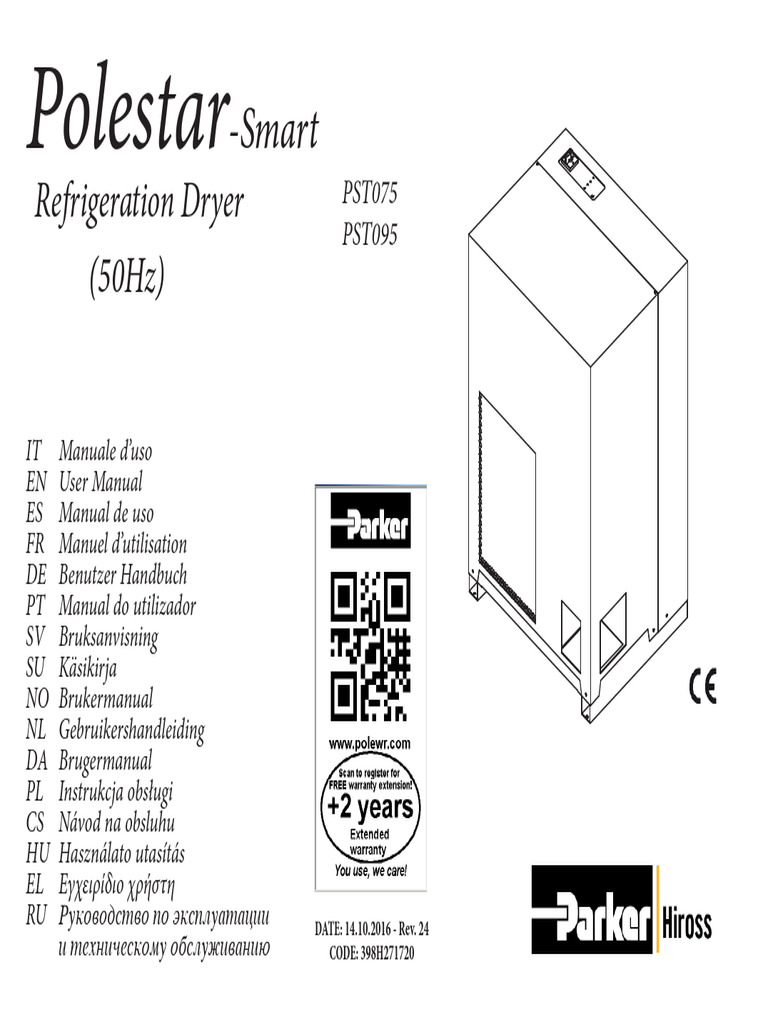Parker Hiross Air Dryer PST75-95 | PDF
