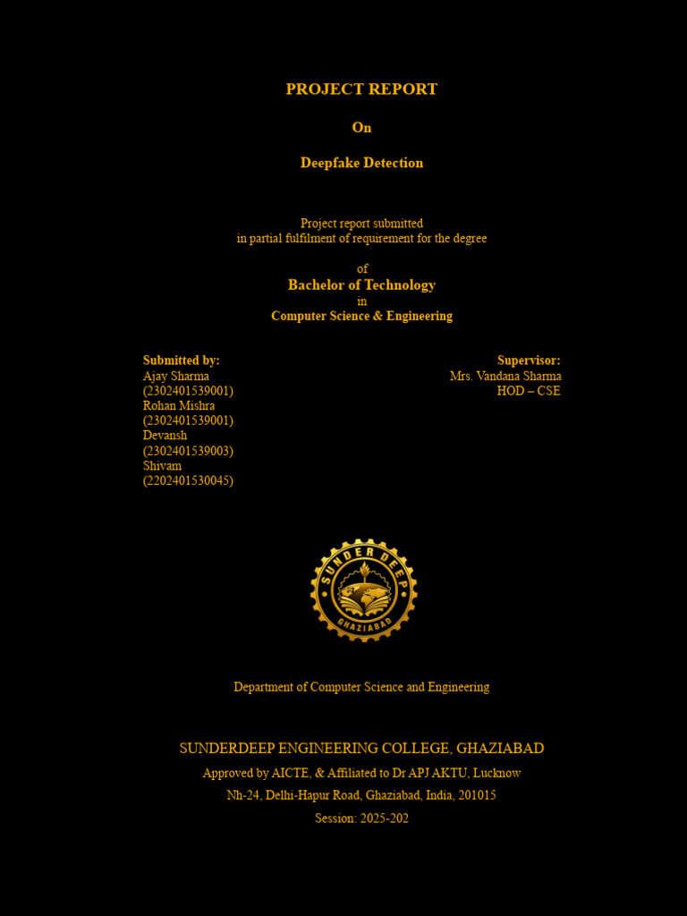 Project Report | PDF | Speech Synthesis | Computer Engineering