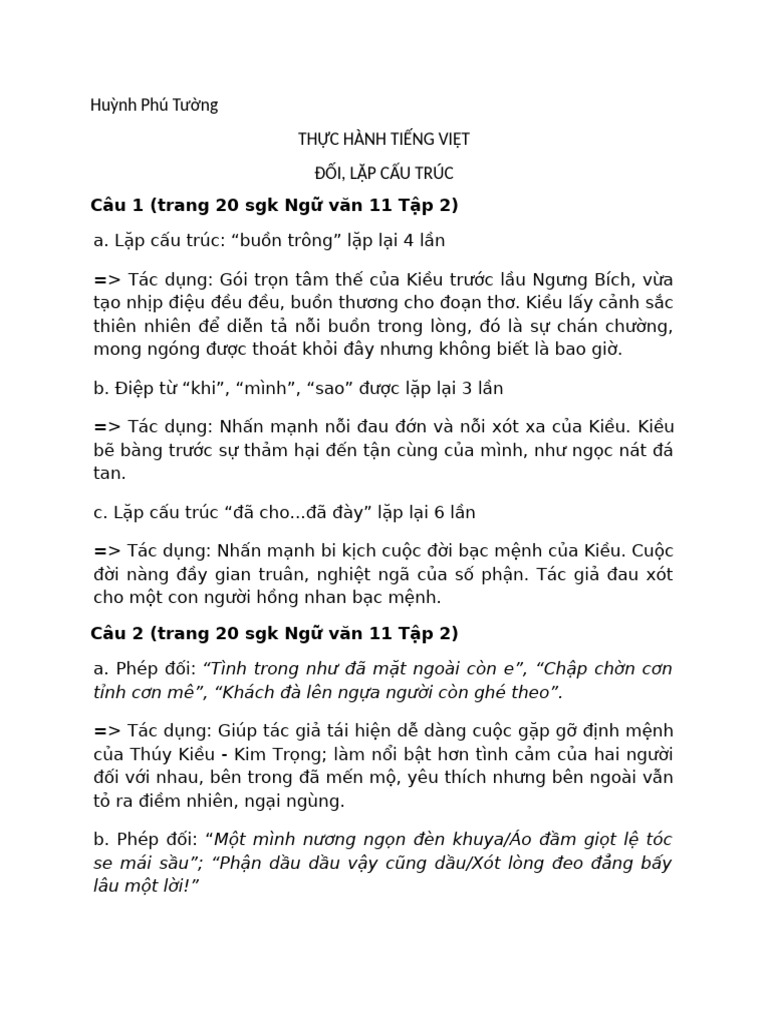 Thtv Nv Trang 20 Tap 2 | PDF