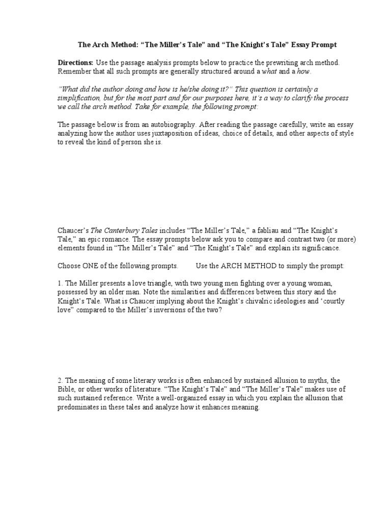 The triangulation of love in the knights tale 2 essay 06 image