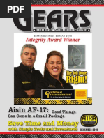 Integrity Award Winner: Aisin AF-17