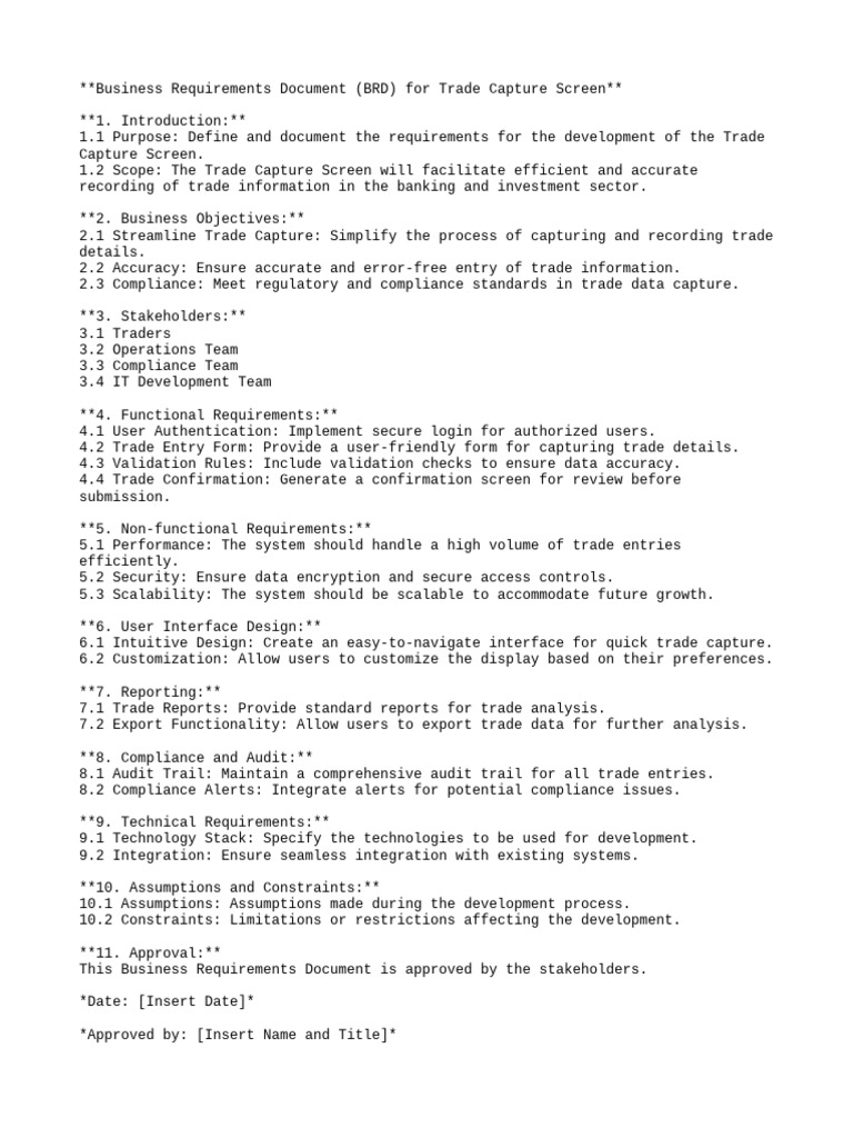 All About BRD and FSD | PDF | Software Testing | Databases
