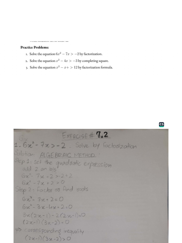 CH#7 EX#2 Solution | PDF