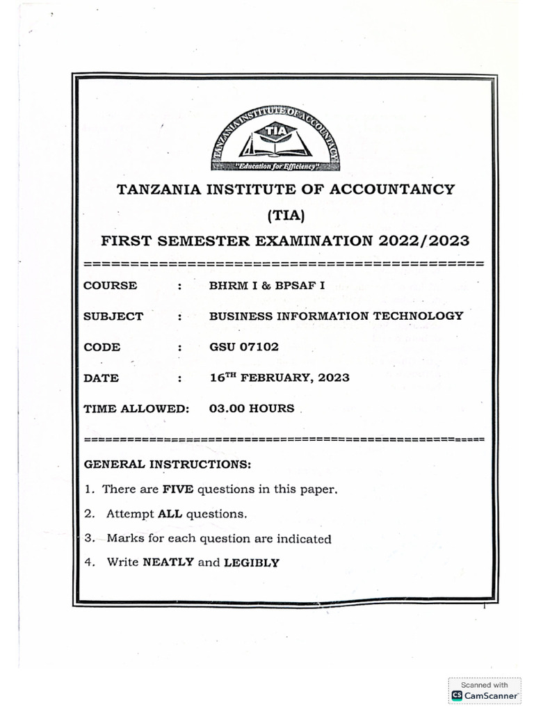 Isaq 4 Pastpaper First Semester Exam” | PDF