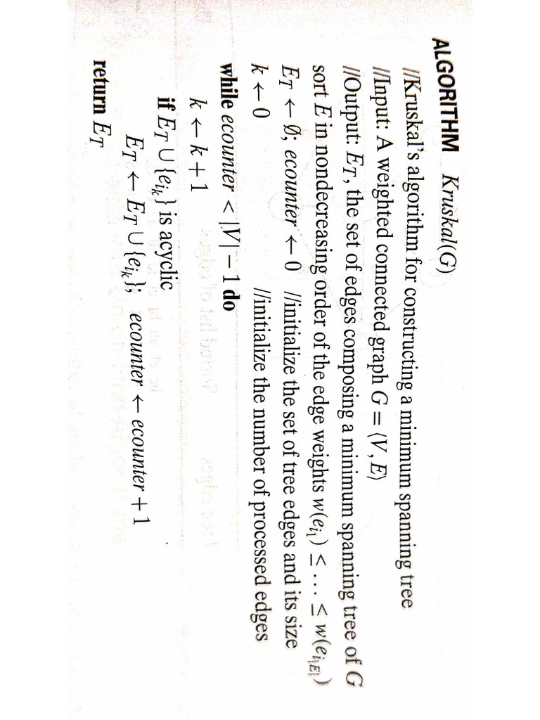 Program 1 Kruskal's Algorithm | PDF
