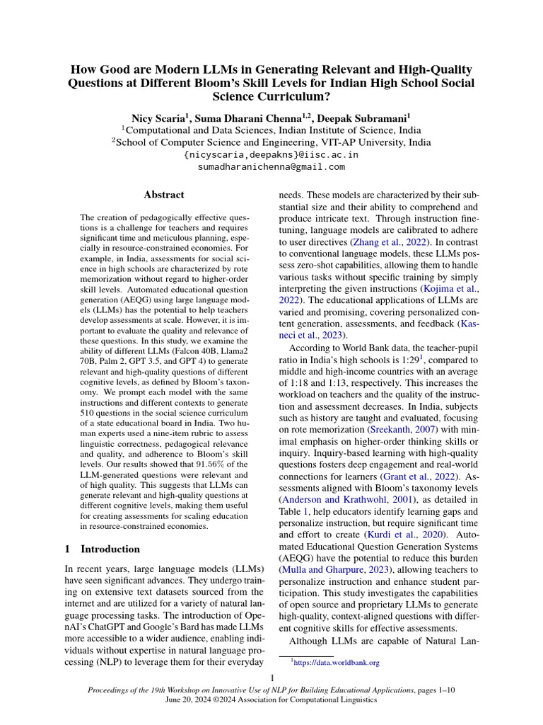 Question Generation With GPT | PDF | Cognitive Science | Cognition