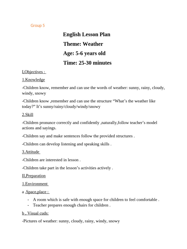 English Lesson Plan Copy | PDF | Human Communication | Learning