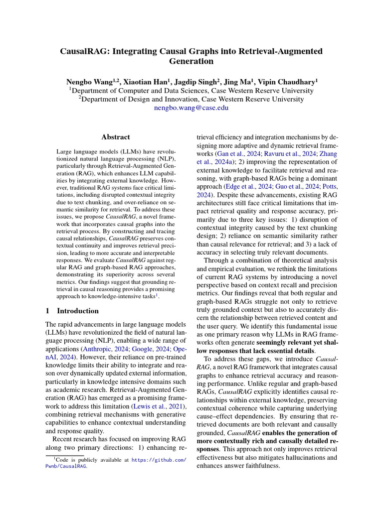 Causal Rag | PDF | Information Retrieval | Information Science