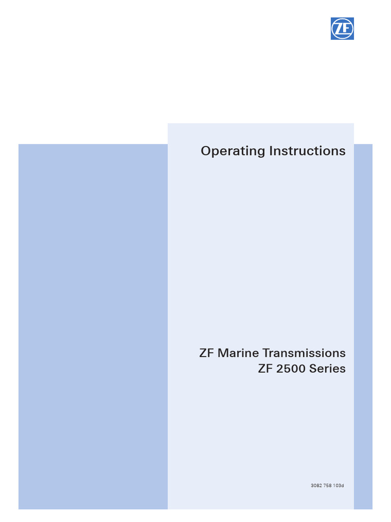 Zf 2500 Series | PDF | Valve | Clutch