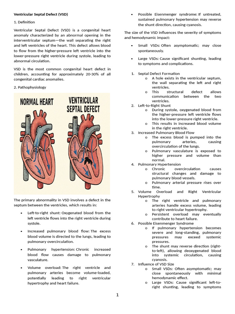 8th Lecture Ventricular Septal Defect | PDF | Ventricle (Heart ...