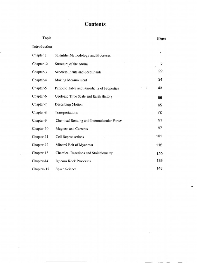 Chemistry NSI Grade 9 | PDF
