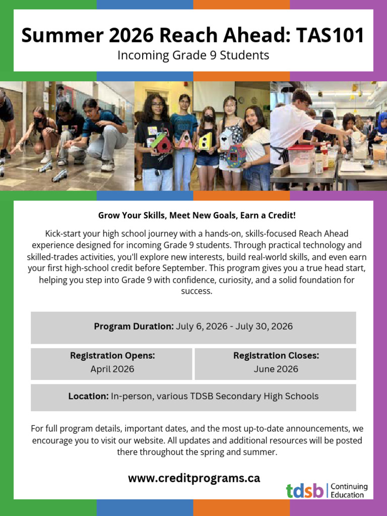 Reach Ahead Summer 2026 | PDF