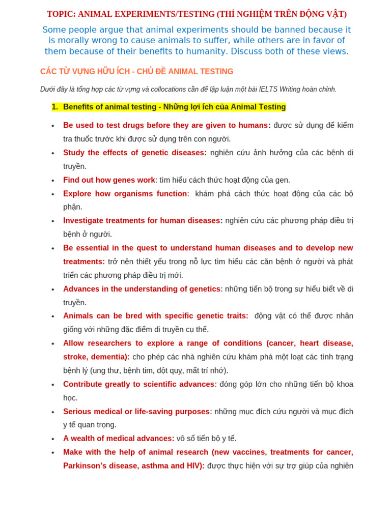 ANIMAL-TESTING | PDF