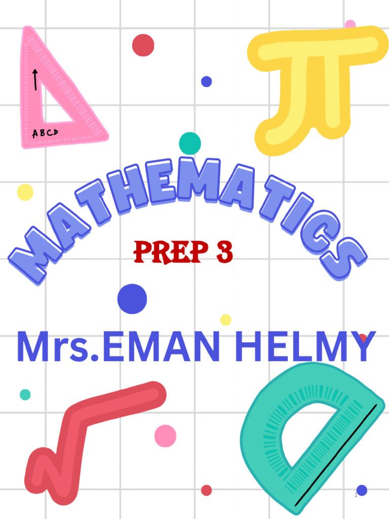 Prep 3 Summary 2025 | PDF | Area | Algebra
