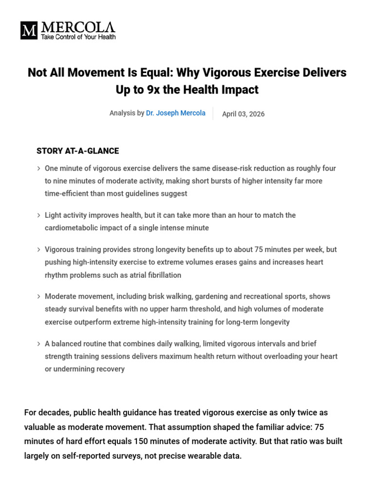 vigorous-exercise-pdf | PDF | Endothelium | Cardiovascular Diseases