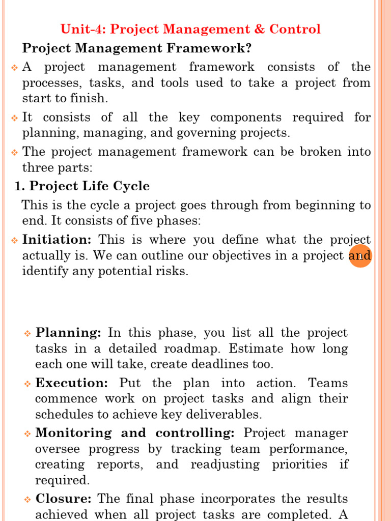 SPM Unit-4 for Students | PDF | Project Management | Performance Indicator