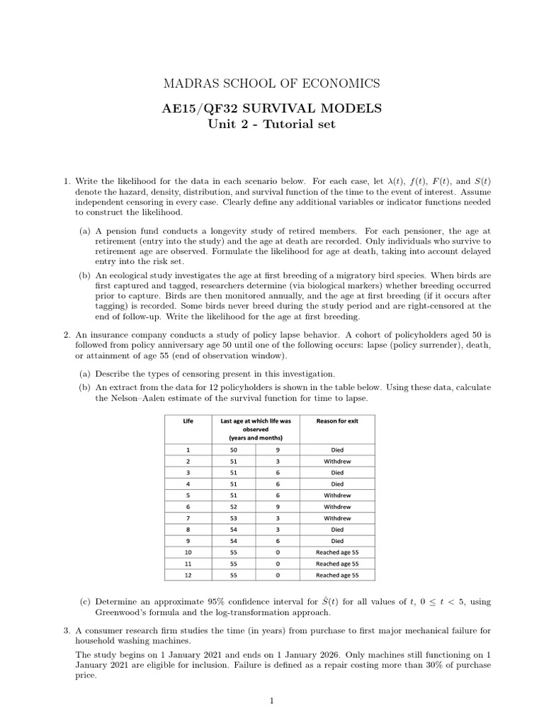 Mod 2_PSET | PDF | Statistical Theory | Applied Mathematics