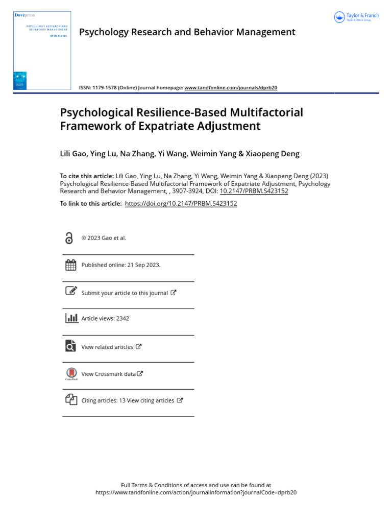 Resilience | PDF | Psychological Resilience | Social Support