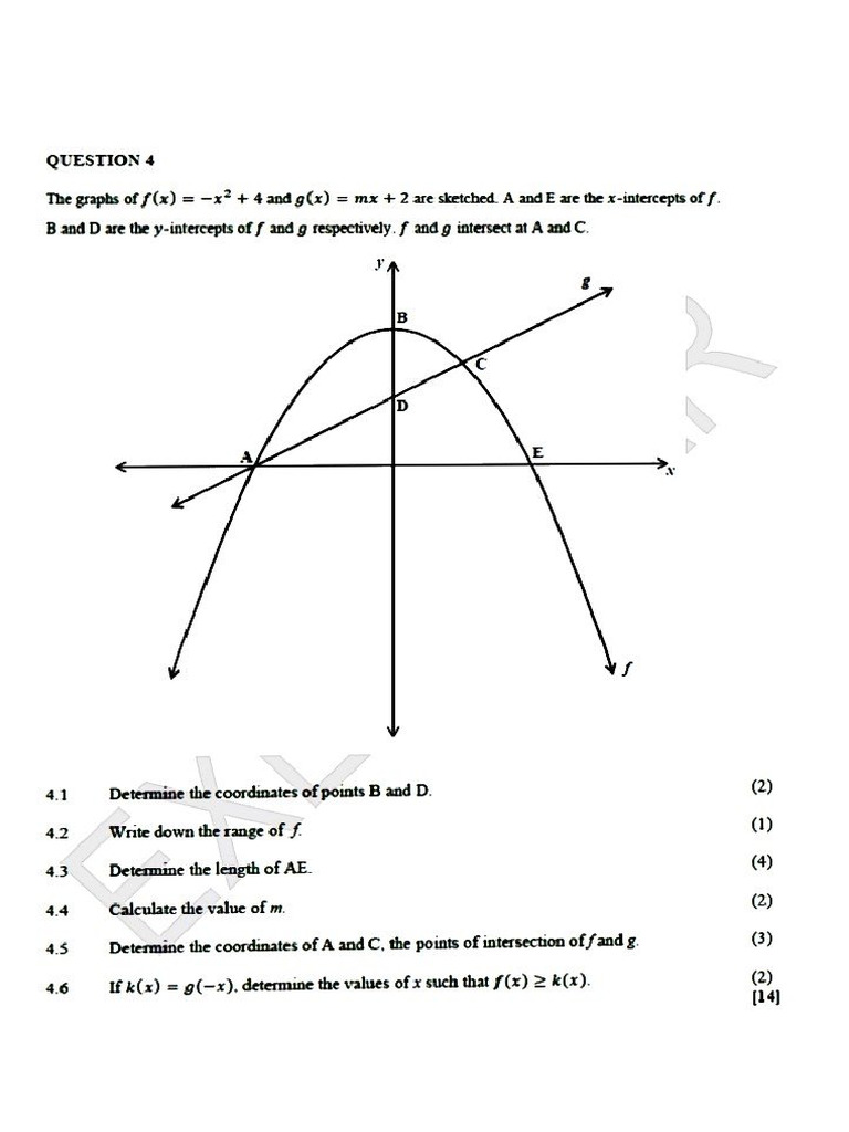 Grade 10 Functions n Graphs Compiled by Mr PH Nkosi | PDF