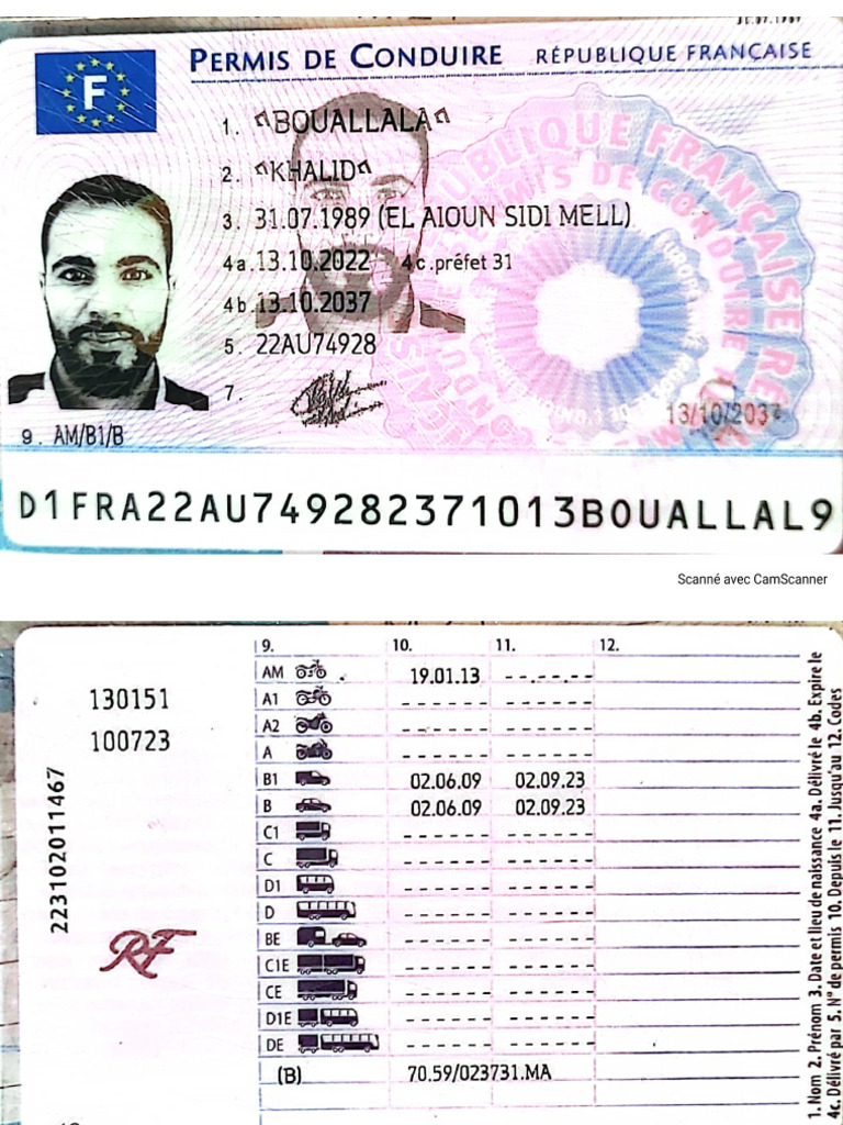 Permis de Conduire (1) (1) | PDF