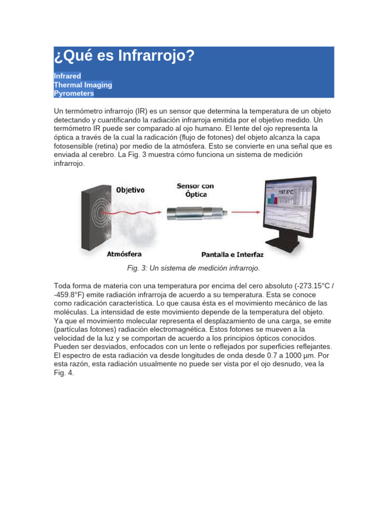 Qué es Infrarrojo | PDF | Infrarrojo | Radiación electromagnética