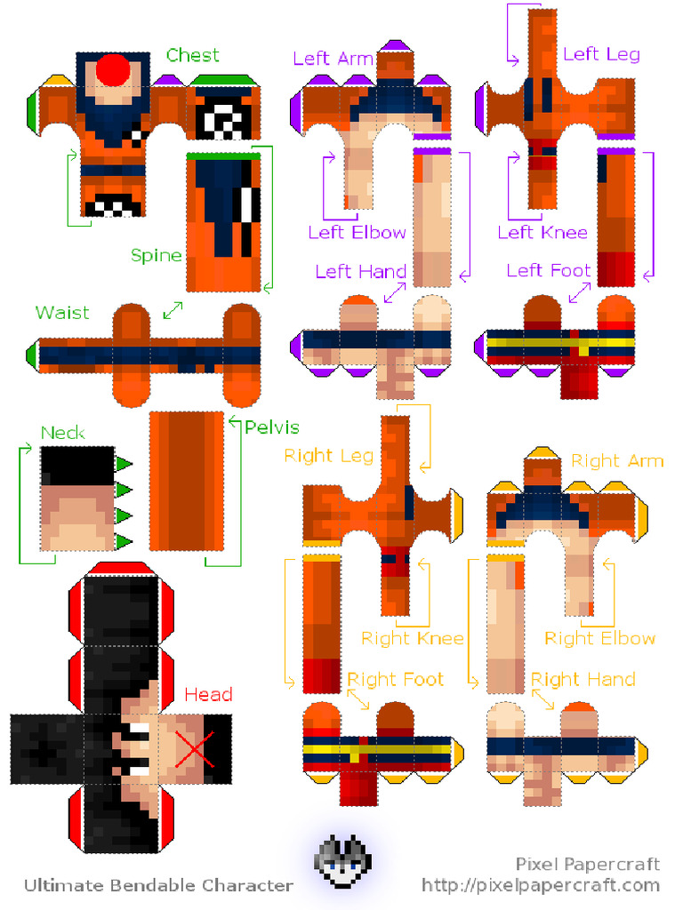 Minecraft Bendable Character-1 | PDF