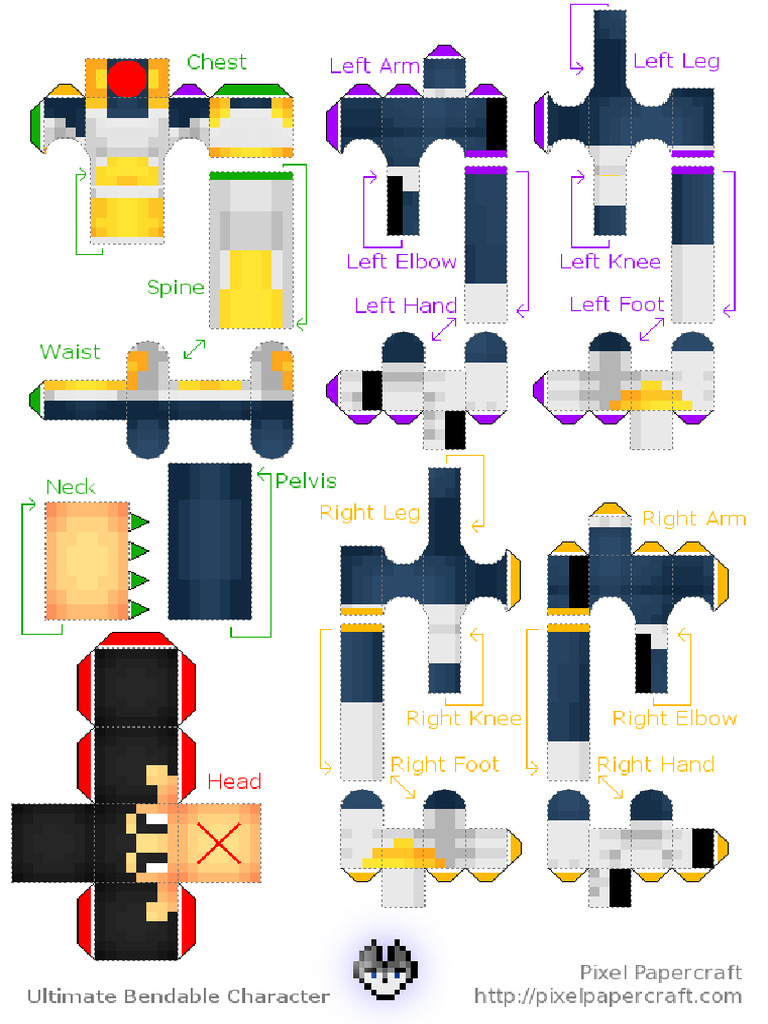 Minecraft Bendable Character-2 | PDF