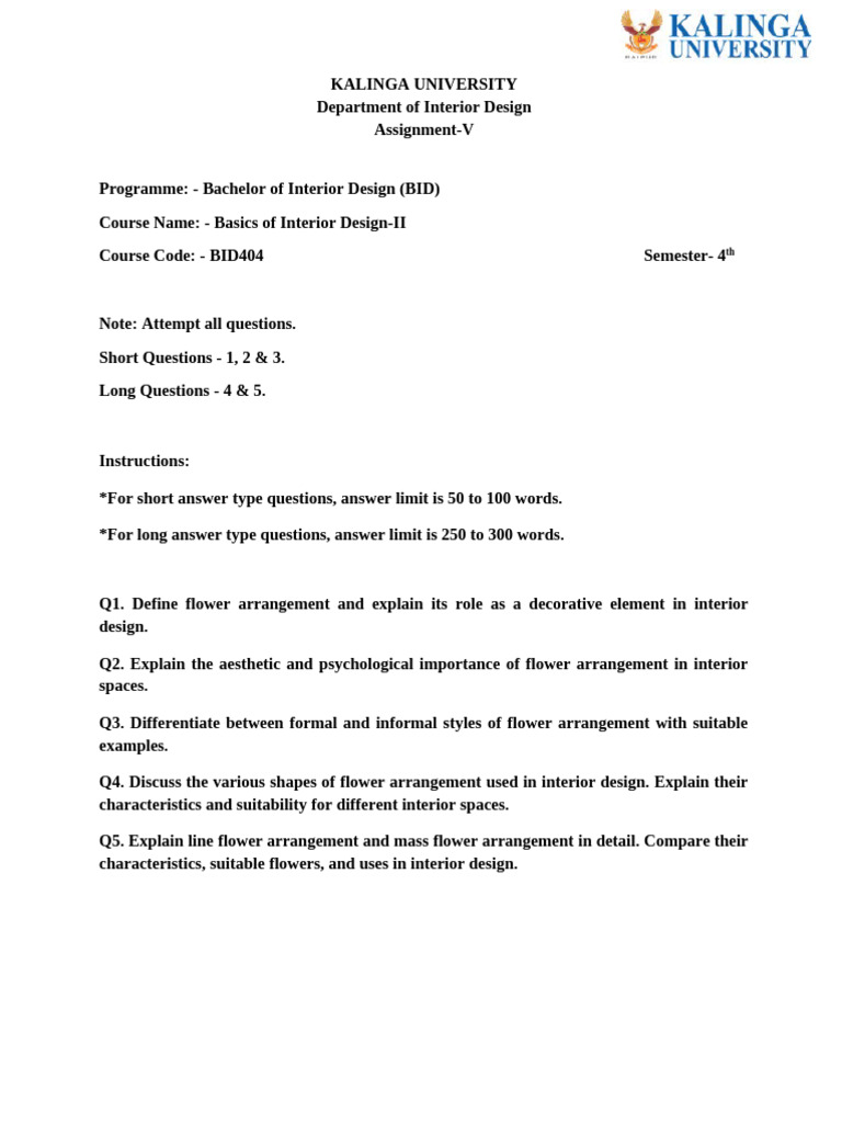 JAN-JUNE 2026 BID 4 SEM V11 BID404 Unit 5 Assignment BID404 Basics of ...